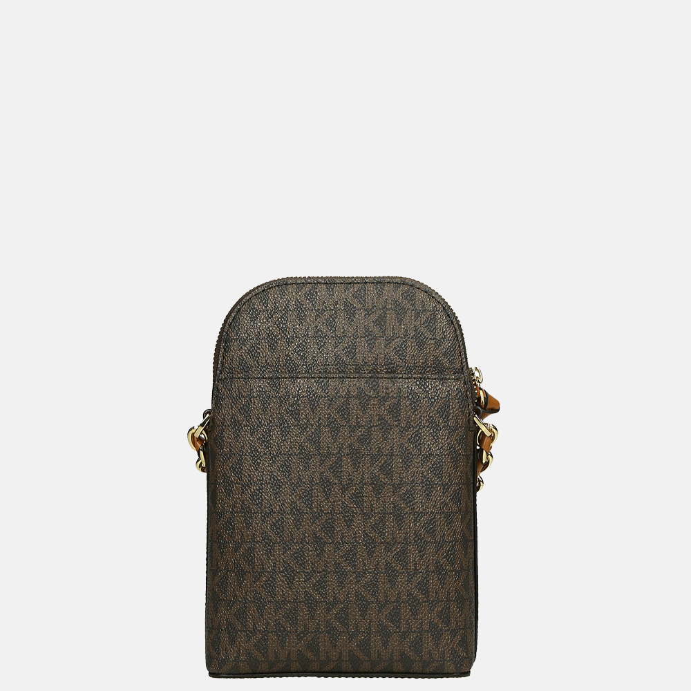 Michael Kors Jet Set Charm crossbody tas S brown acorn bij Duifhuizen