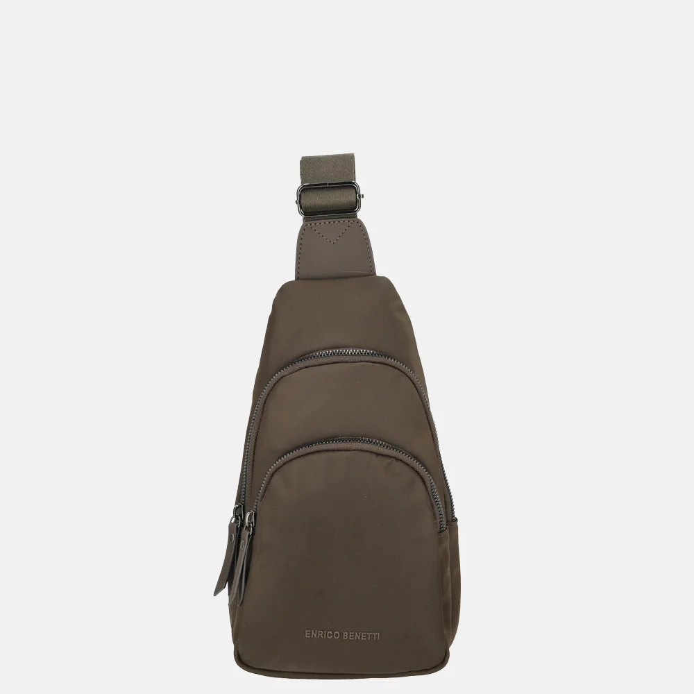 Enrico Benetti Caroline crossbody tas donkerbruin
