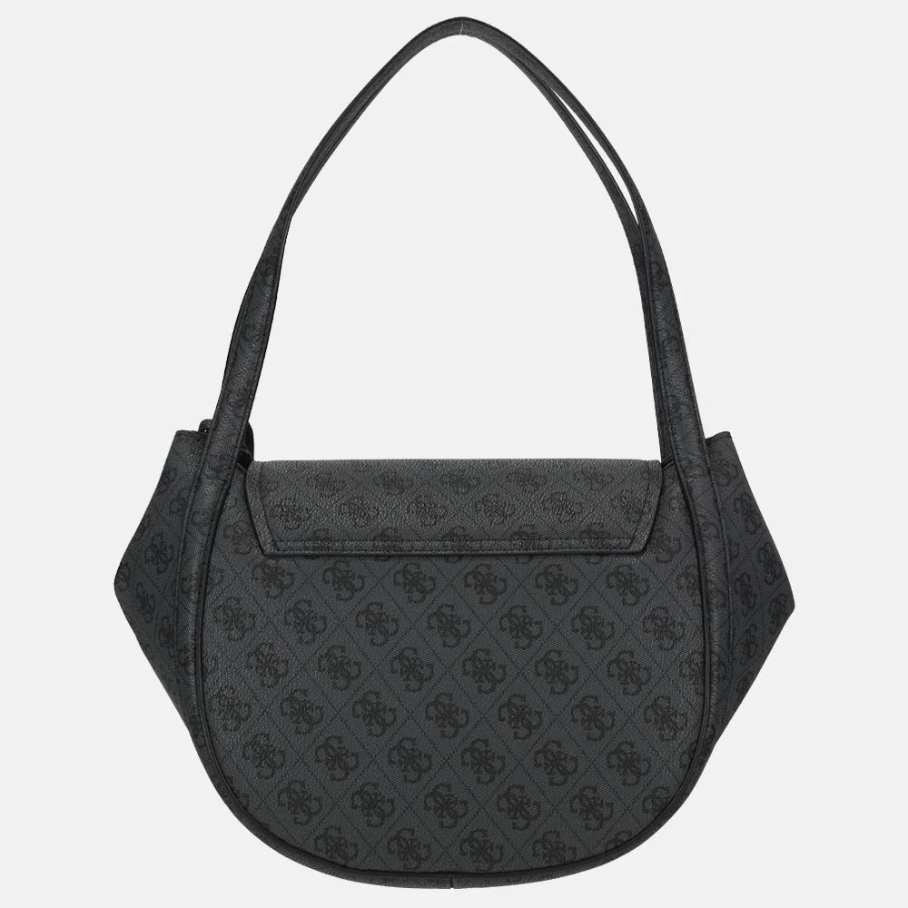 Guess Coleen schoudertas coal logo bij Duifhuizen
