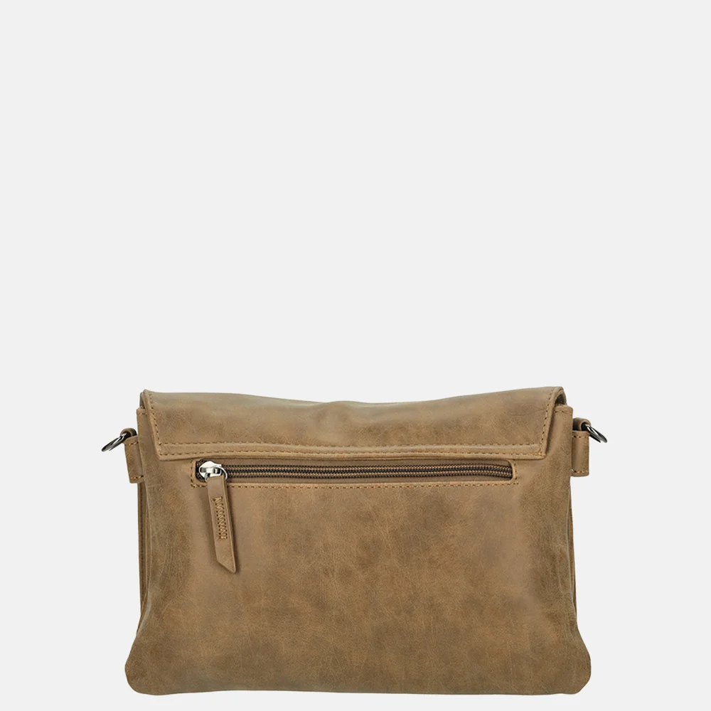 Enrico Benetti Stacey crossbody tas camel bij Duifhuizen