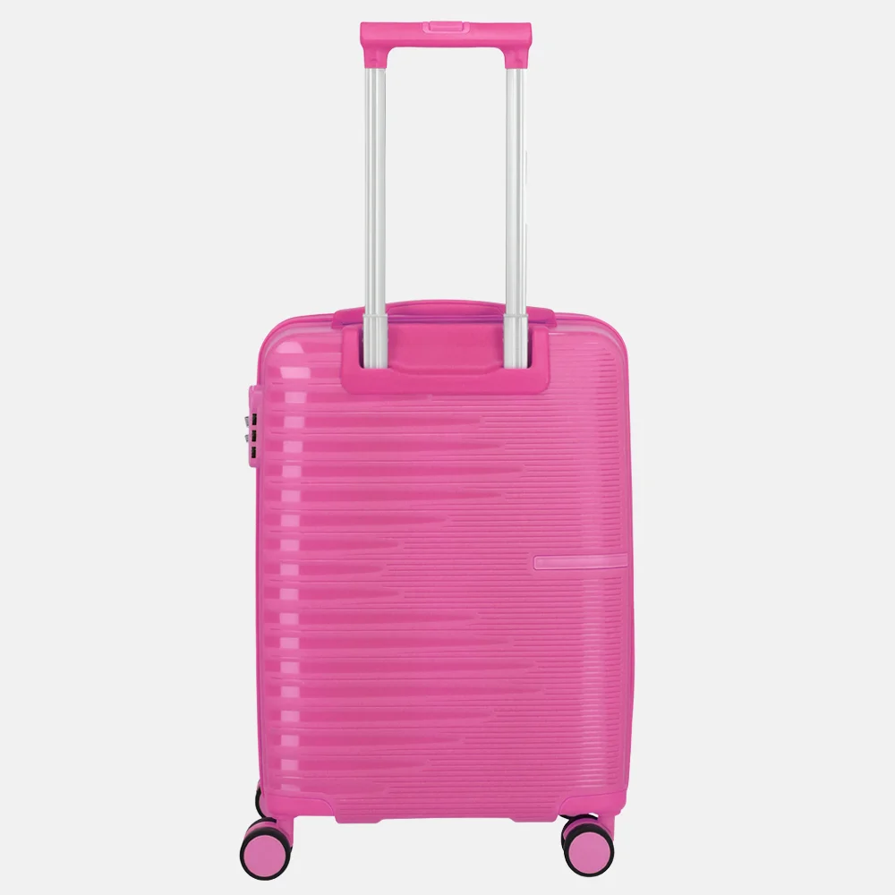 Travelite Pacific spinner 55cm pink bij Duifhuizen