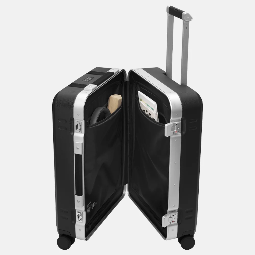DB Journey Klemslot Ramverk Pro Carry-on handbagage koffer 55 cm Silver bij Duifhuizen
