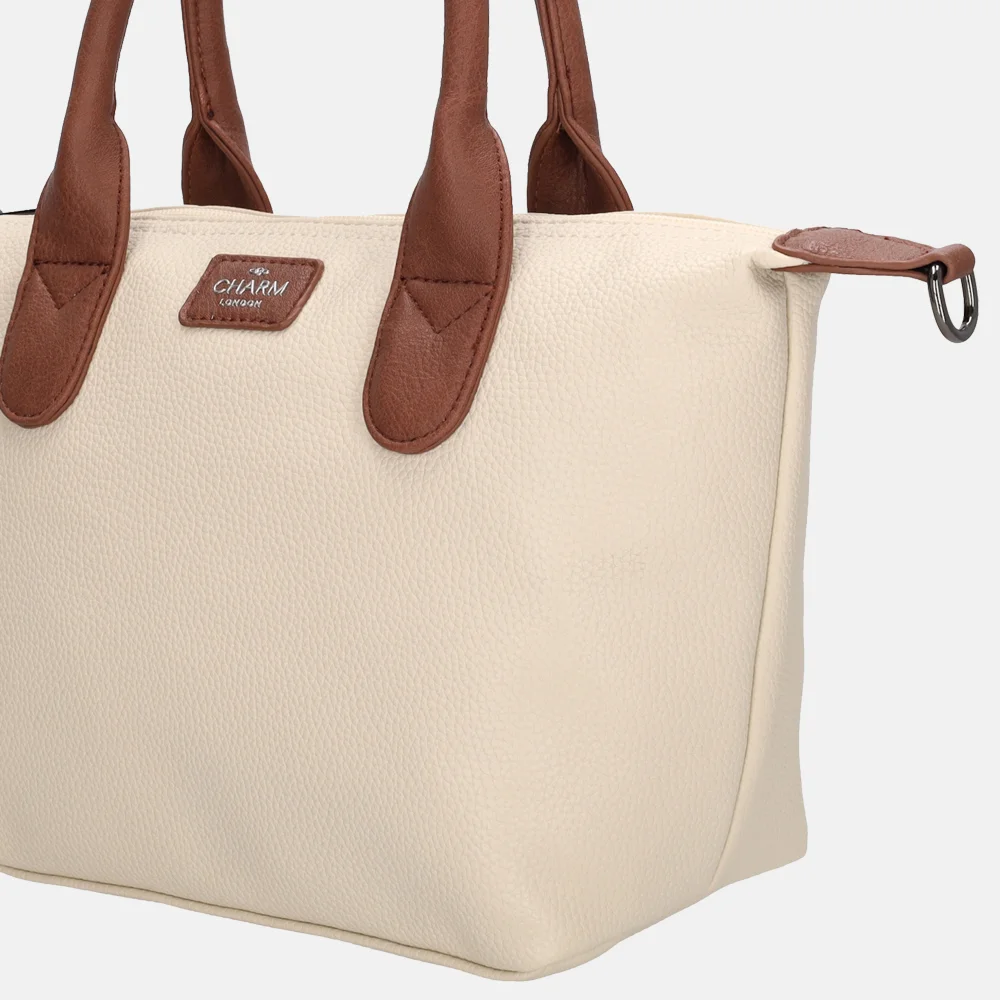 Charm London Buckingham Palace handtas M beige bij Duifhuizen