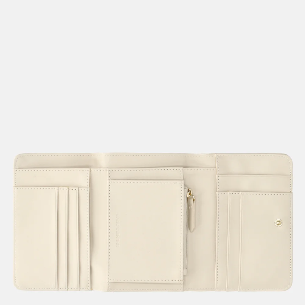 Valentino Bags Rised portemonnee ecru bij Duifhuizen