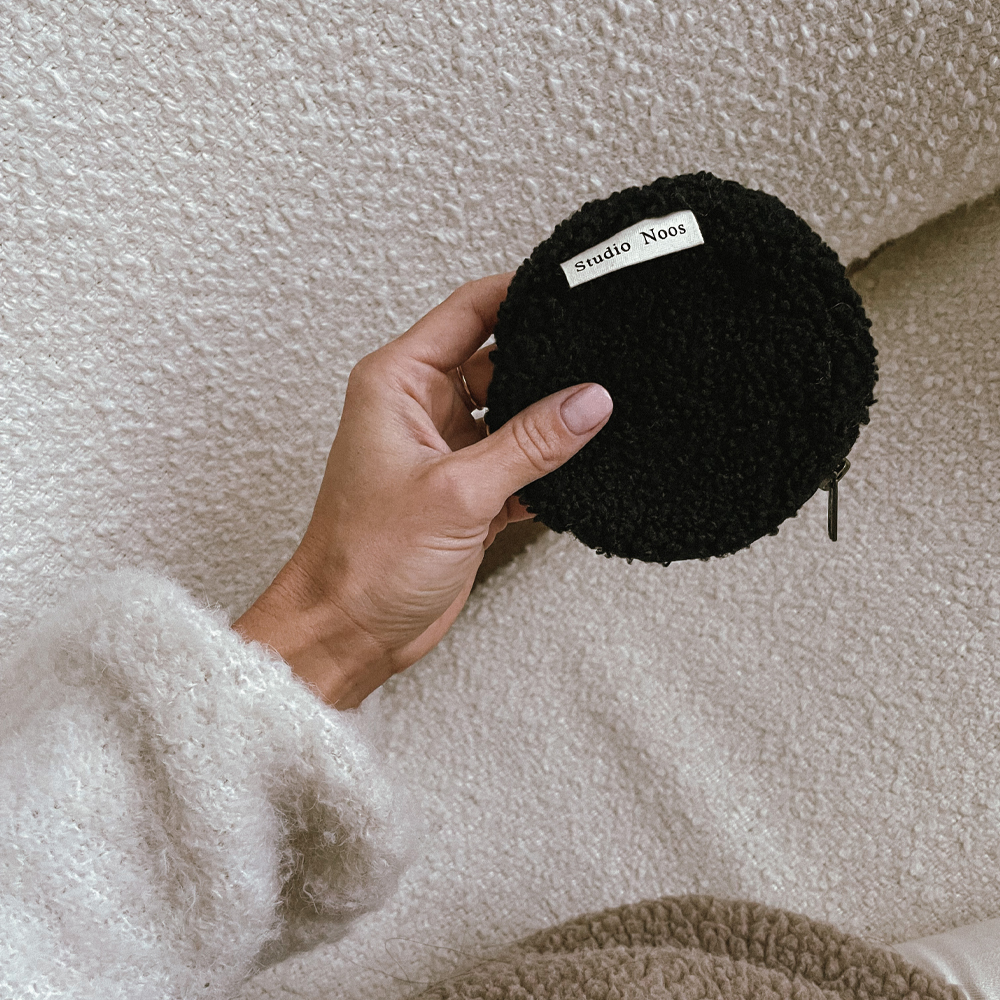 Studio Noos Chunky Wallet portemonnee black bij Duifhuizen
