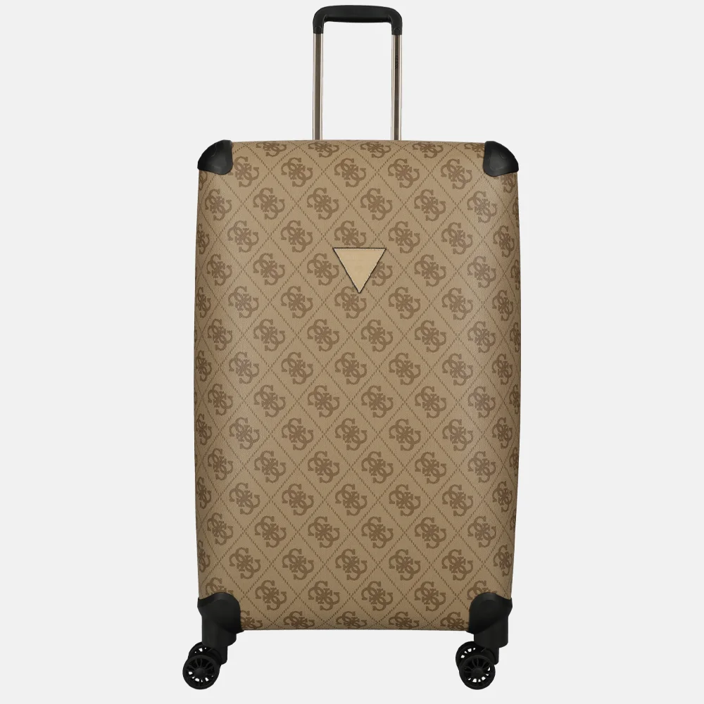 Guess Berta Spinner koffer 77 cm latte logo/brown