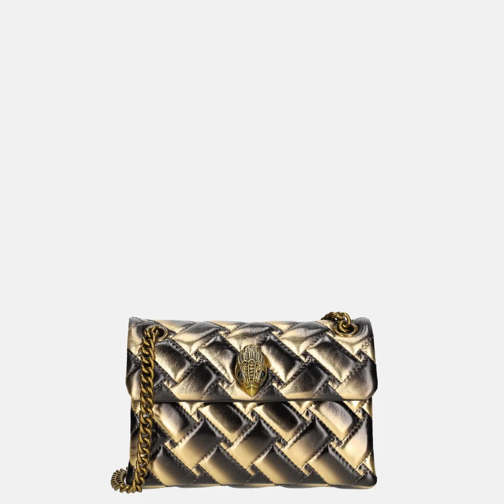 Kurt Geiger Kensington schoudertas mini bronze combo bij Duifhuizen