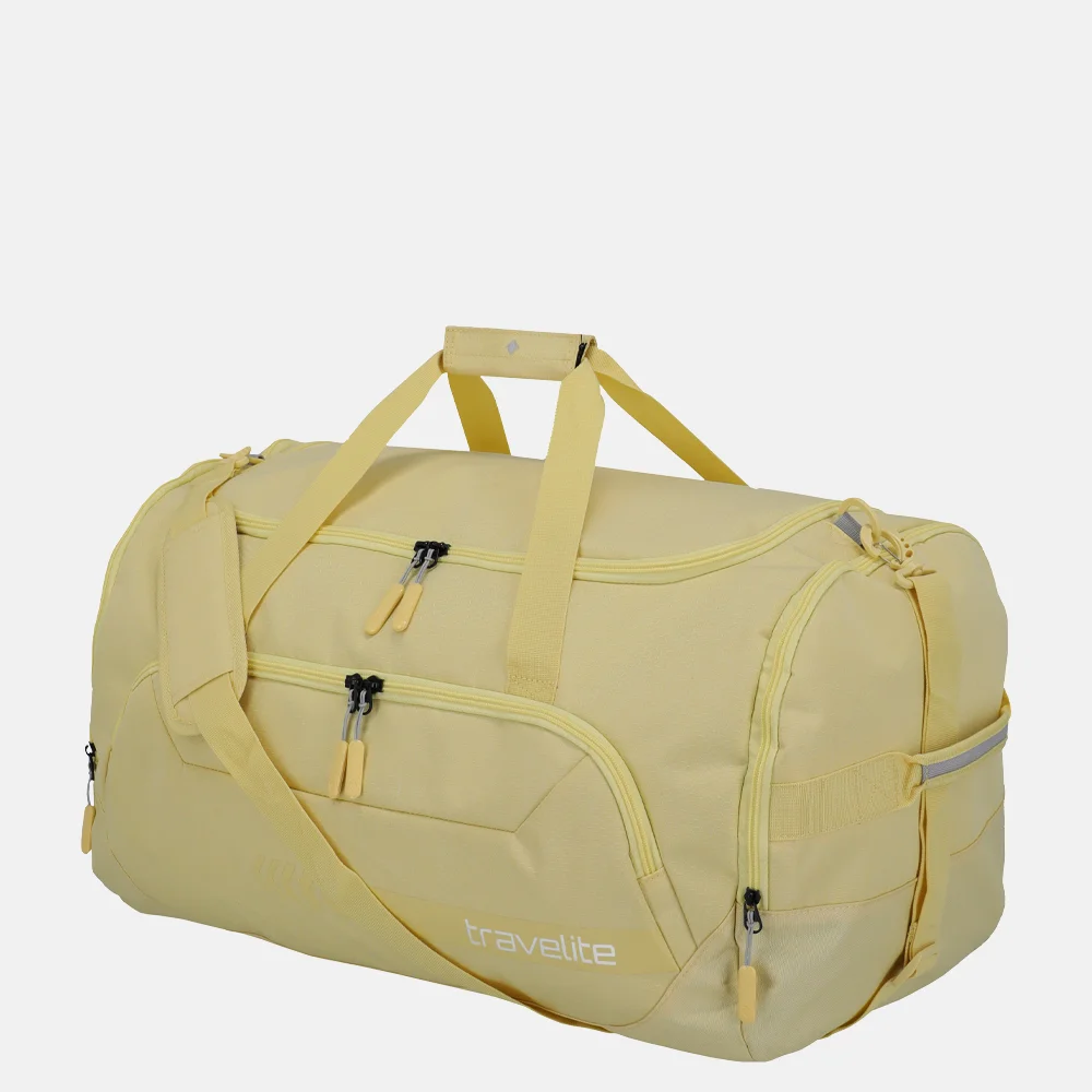 Travelite Kick Off Duffle reistas L yellow bij Duifhuizen