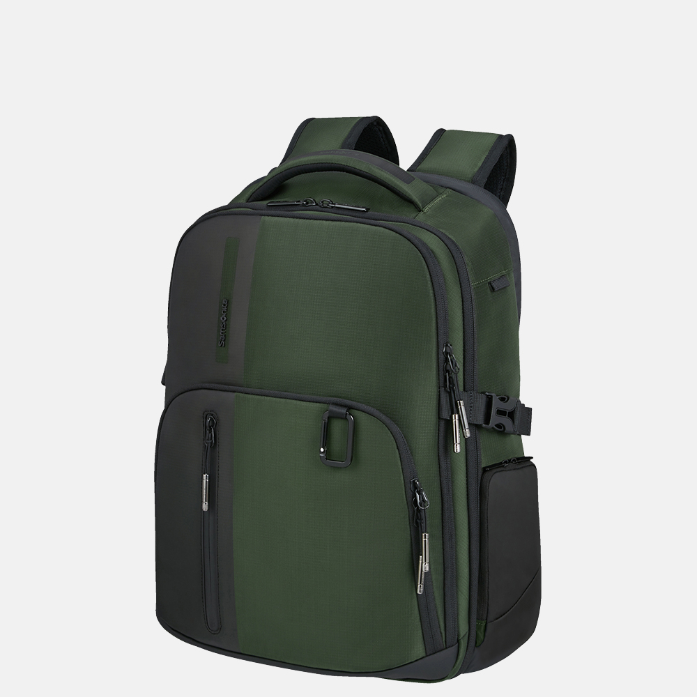 Samsonite Biz2go rugzak 15 inch  earth green bij Duifhuizen