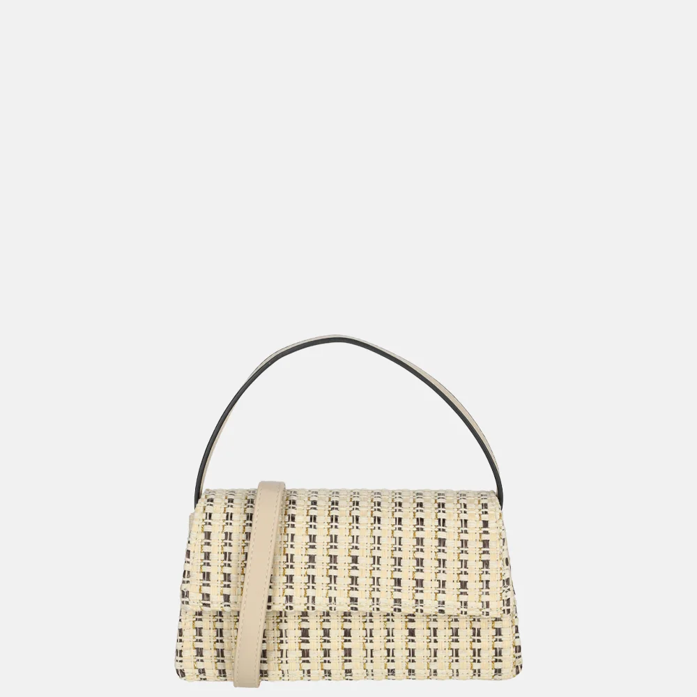 Firenze crossbody tas boucle beige bij Duifhuizen