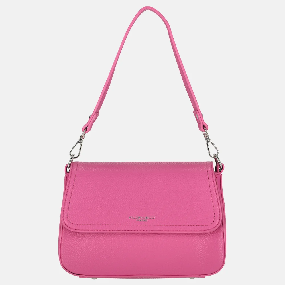 Flora & Co crossbody tas fuchsia bij Duifhuizen