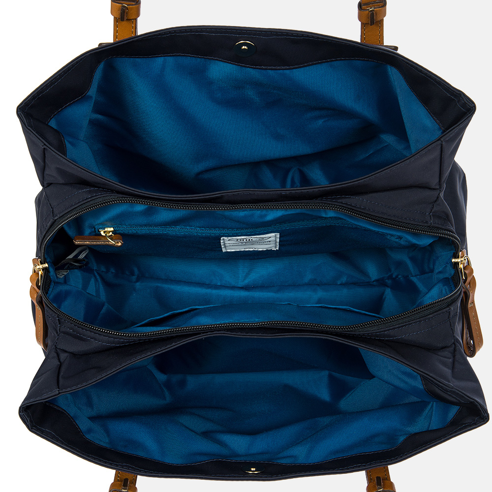 Bric's X-bag shopper ocean blue bij Duifhuizen