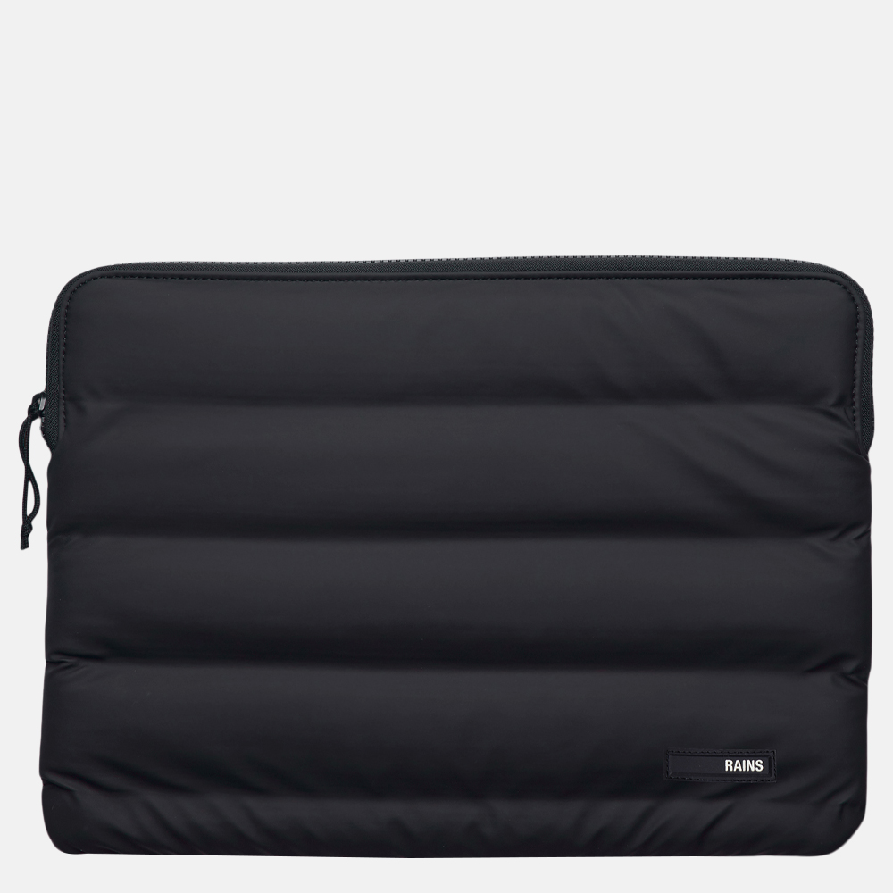 Rains Laptop cover quilted 13 inch laptophoes black