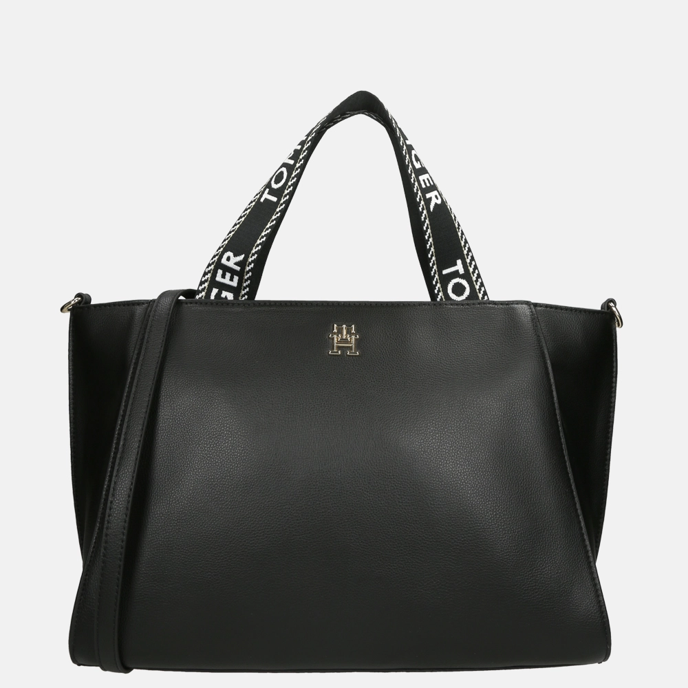 Tommy Hilfiger Flag shopper black