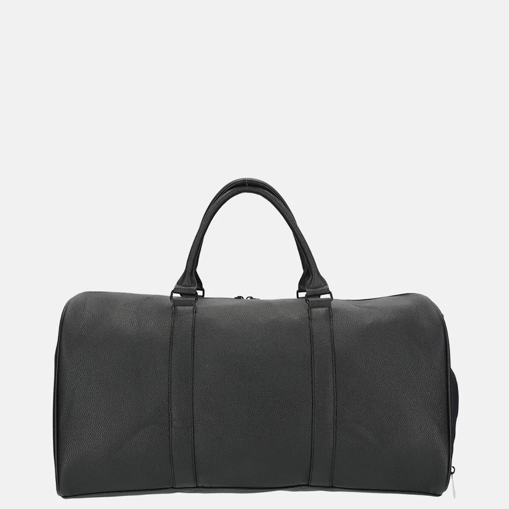 Enrico Benetti Sienna lederlook weekendtas 50 cm zwart bij Duifhuizen