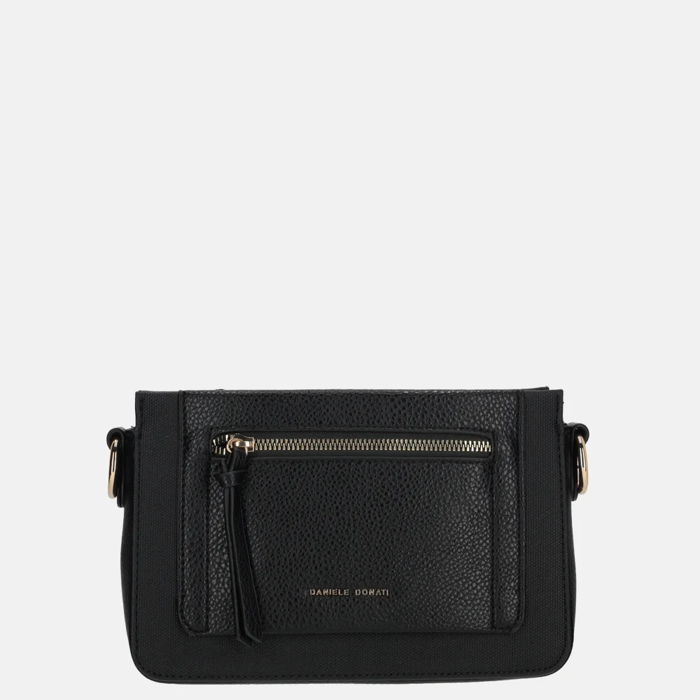 Daniele Donati crossbody tas black bij Duifhuizen