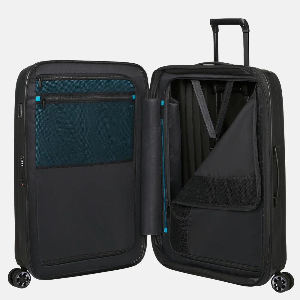 Samsonite Nexis Spinner Expandable reiskoffer 76 cm onyx black bij Duifhuizen