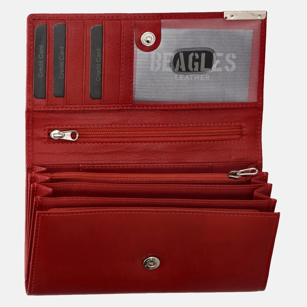 Beagles portemonnee rood bij Duifhuizen