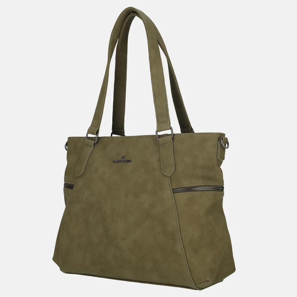 Enrico Benetti Roxy shopper olijfgroen bij Duifhuizen