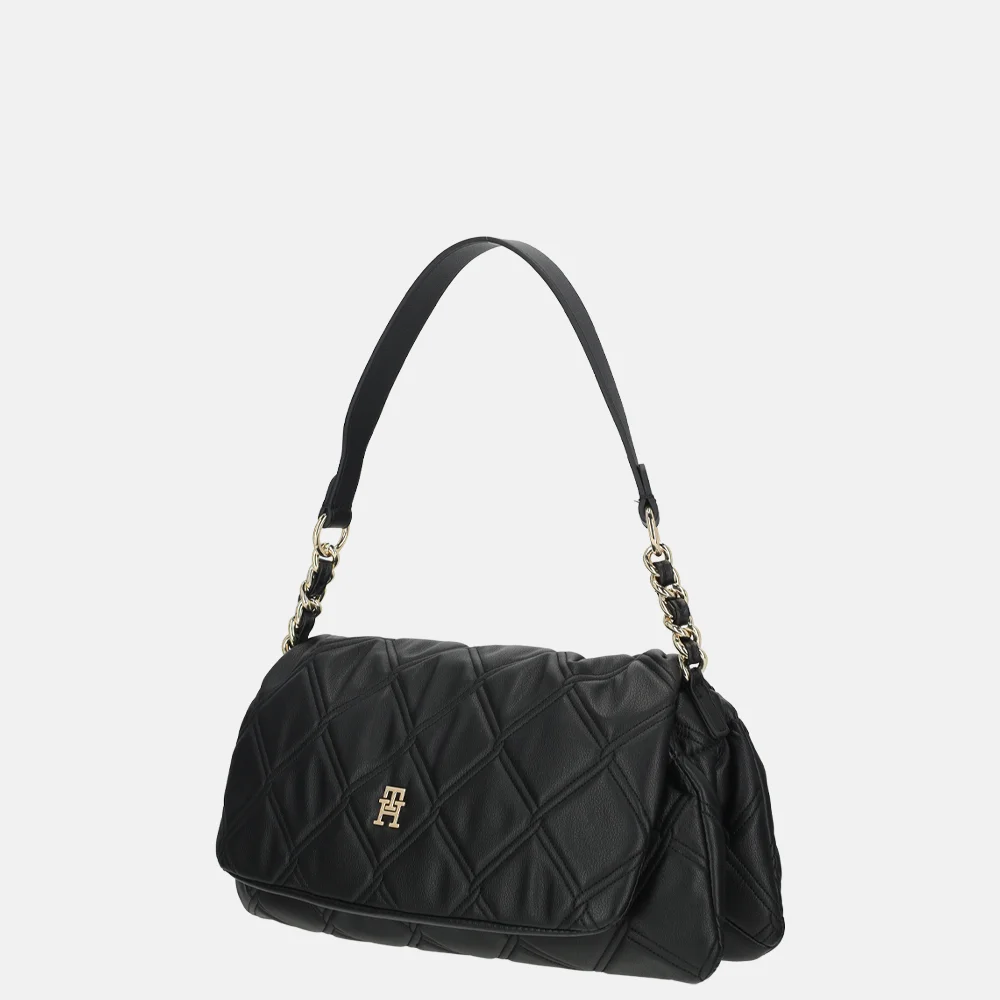 Tommy Hilfiger Feminine schoudertas black bij Duifhuizen