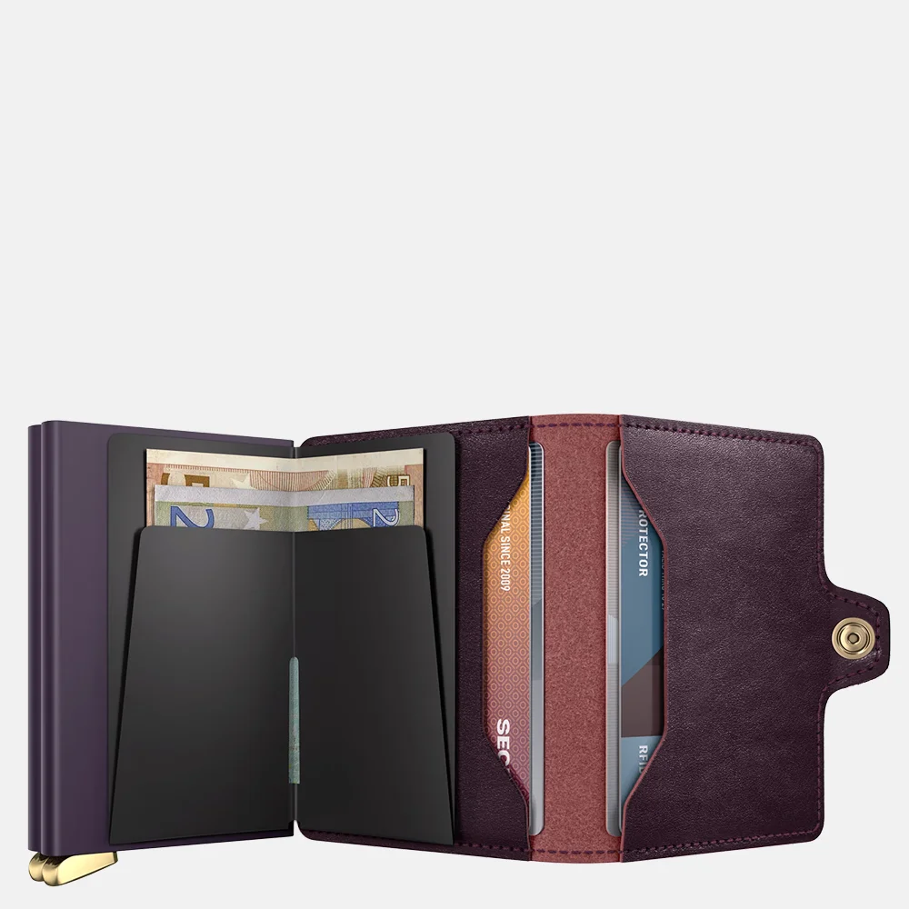 Secrid Premium Twinwallet pasjeshouder Basco Bordeaux + bij Duifhuizen