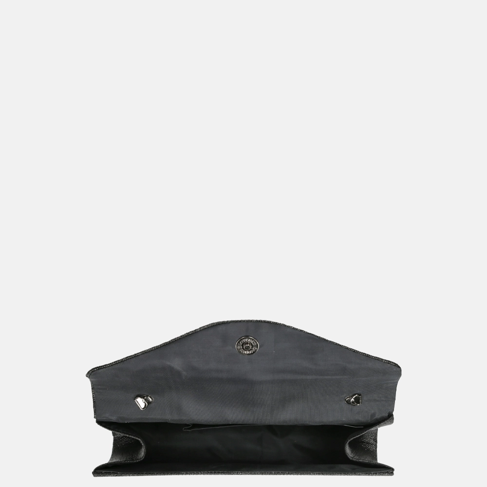 Firenze clutch canvas black bij Duifhuizen