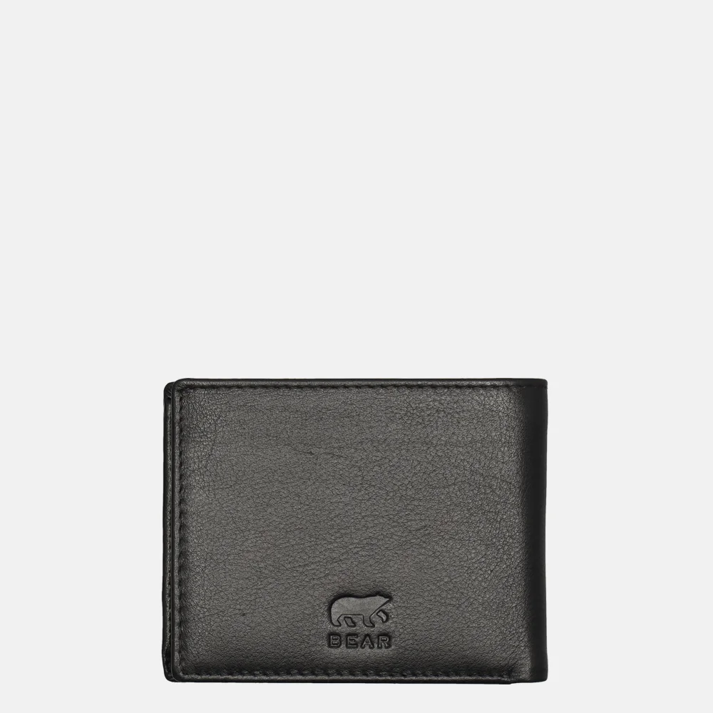 Bear Design billfold zwart bij Duifhuizen