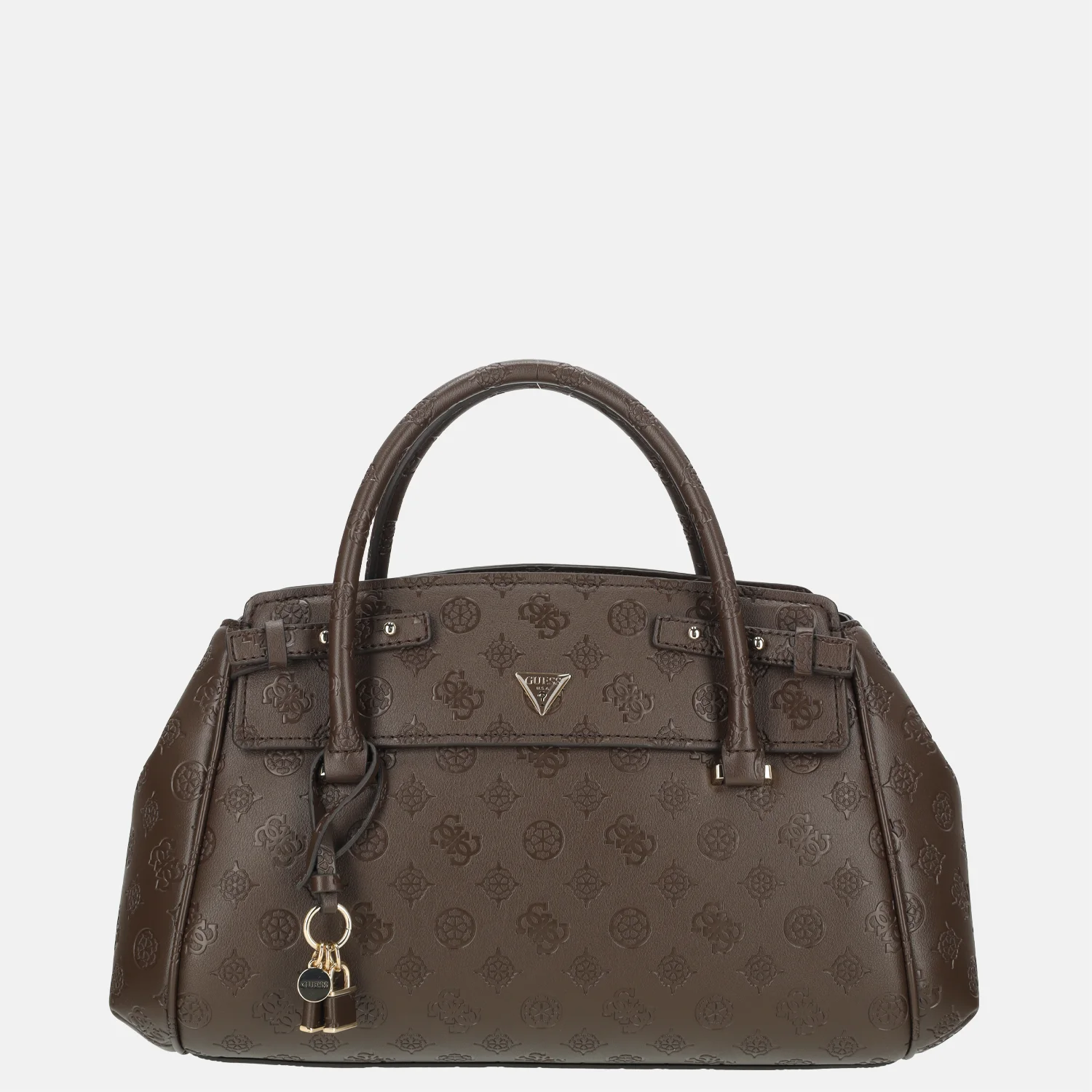 Guess Diana handtas chocolate logo bij Duifhuizen
