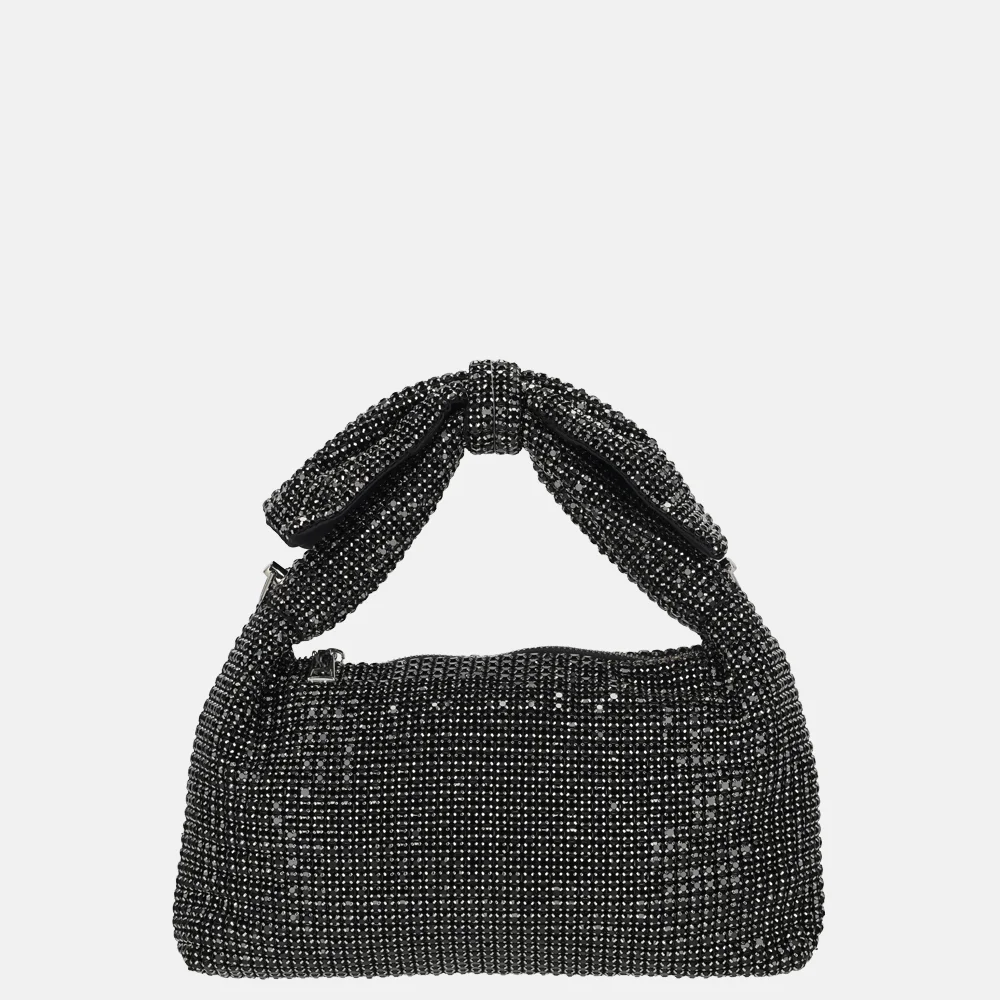 Firenze Strik strass handtas black bij Duifhuizen