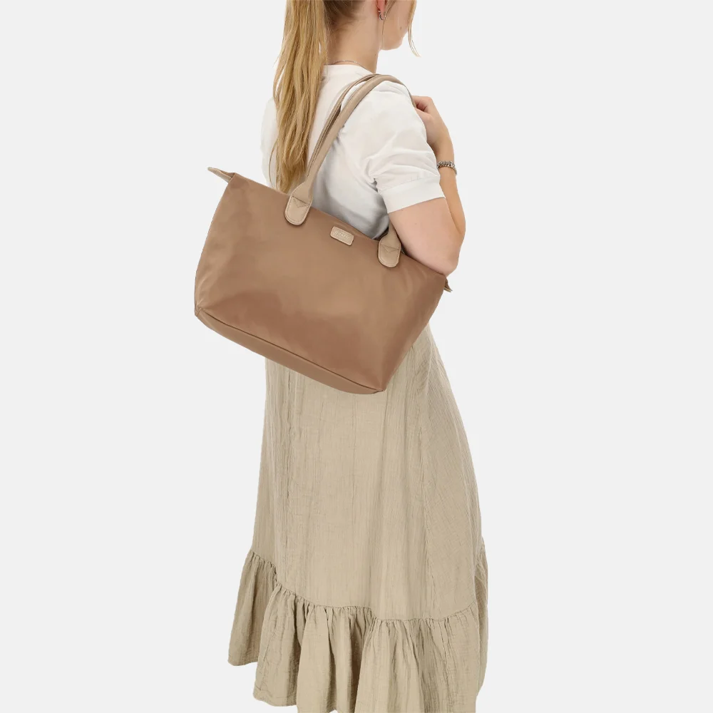 Charm London Buckingham Mono shopper M lichttaupe bij Duifhuizen