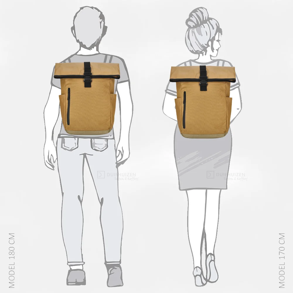 Daniel Ray Wanagratta rugzak XL 15 inch khaki bij Duifhuizen