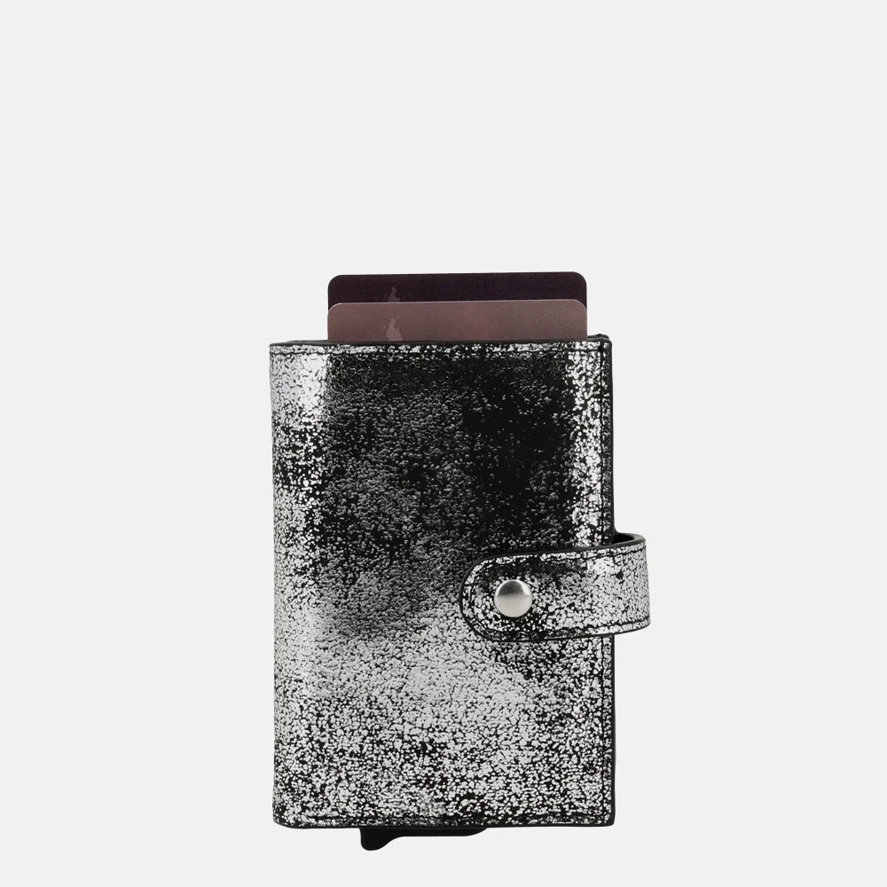 Charm London Metallic pasjeshouder zwart bij Duifhuizen
