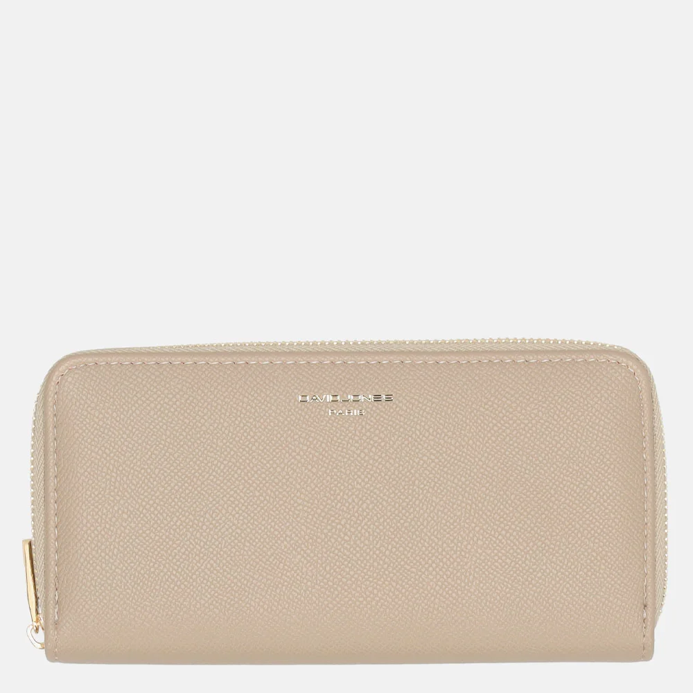 David Jones portemonnee L warm taupe bij Duifhuizen