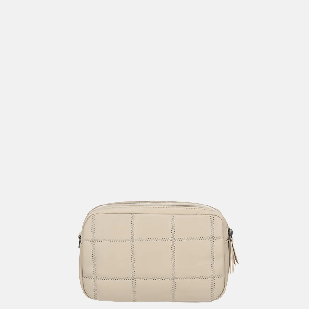 Enrico Benetti Quinn crossbody tas taupe bij Duifhuizen
