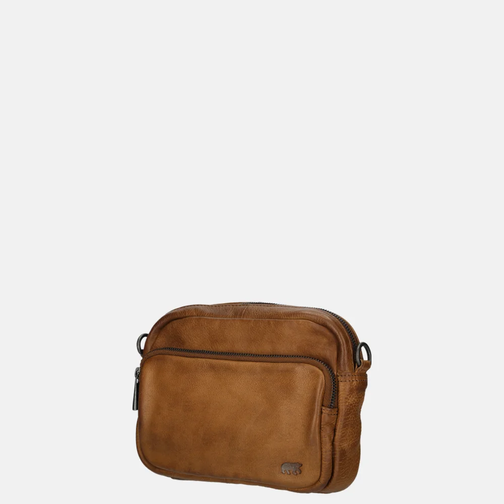 Bear Design Peggy crossbody tas cognac bij Duifhuizen