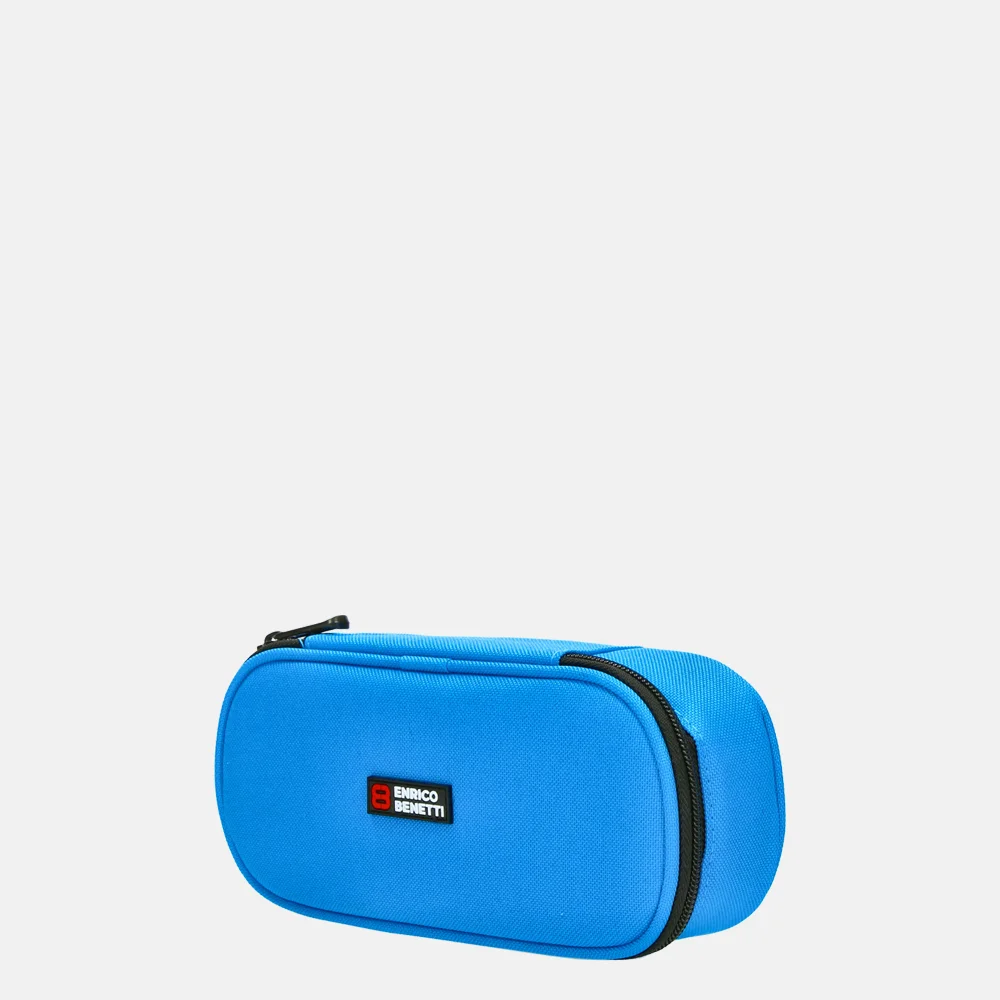 Enrico Benetti Amsterdam pennenetui lichtblauw bij Duifhuizen
