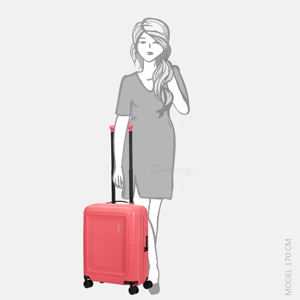 American Tourister Dashpop handbagage koffer 55 cm sugar pink bij Duifhuizen