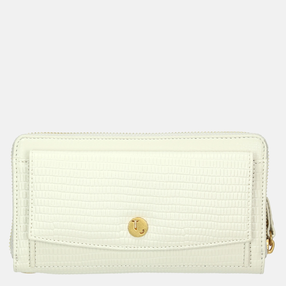 Loulou Essentiels Coachella SLB portemonnee cream bij Duifhuizen