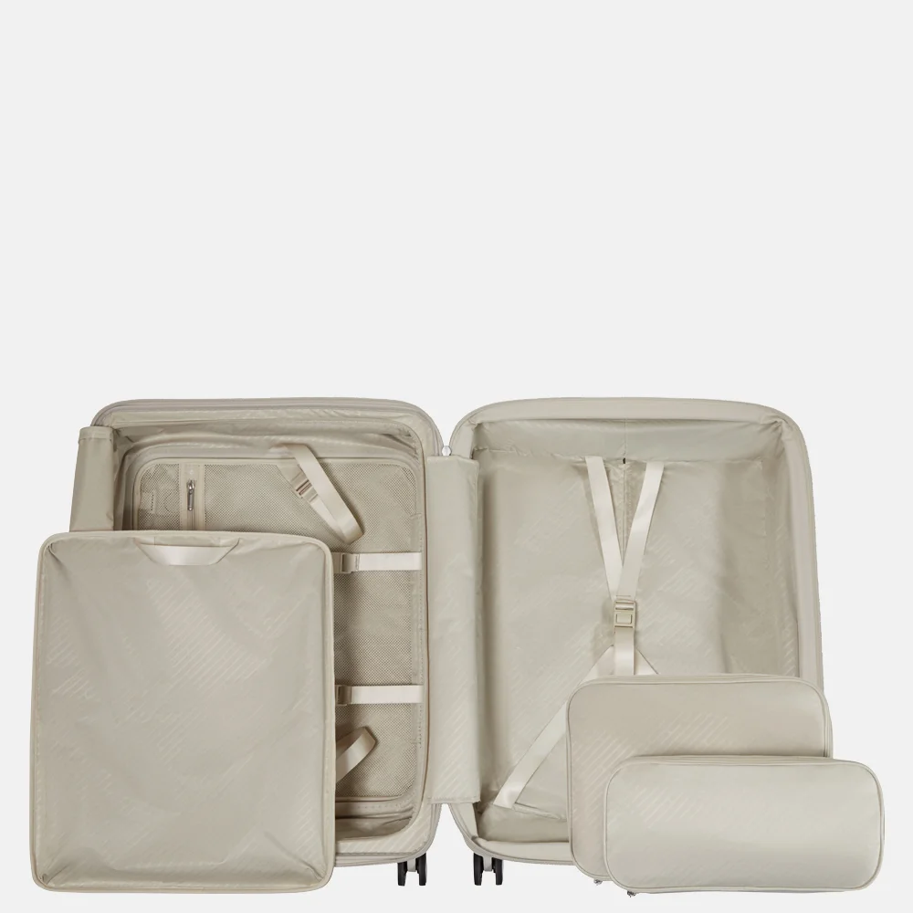 Samsonite Paralux HS Spinner reiskoffer expendable 67 cm stone grey bij Duifhuizen