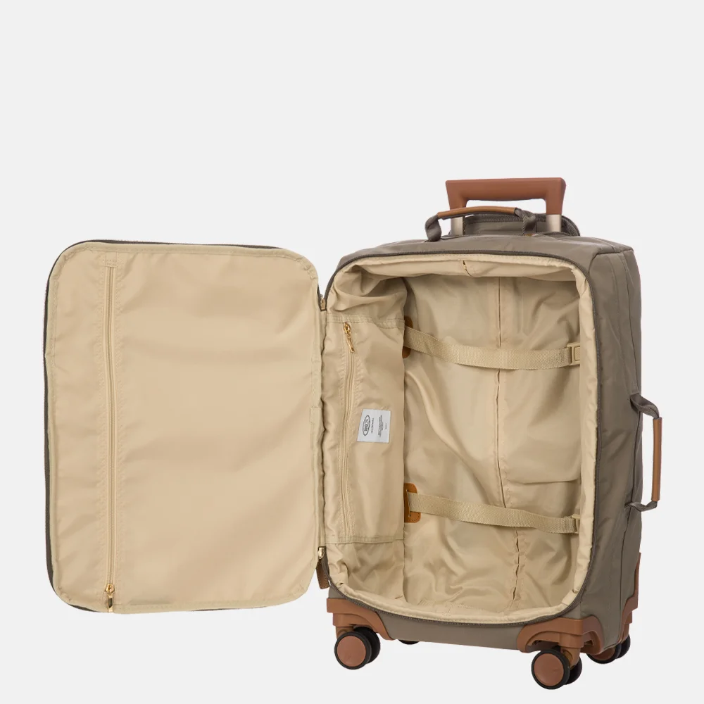 Bric's X-Travel handbagage koffer 55 cm nut bij Duifhuizen