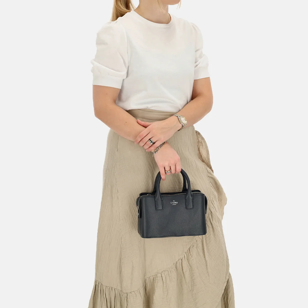 Charm London Muggiano handtas S navy bij Duifhuizen