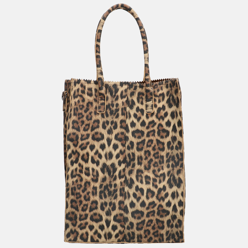 Zebra Trends Rosa shopper 15.6 inch XL luipaard bij Duifhuizen