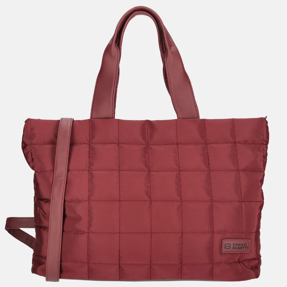 Enrico Benetti Demi shopper bordeaux bij Duifhuizen
