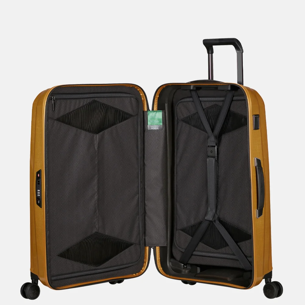 Samsonite Major-Lite koffer 69 cm Saffron Yellow bij Duifhuizen