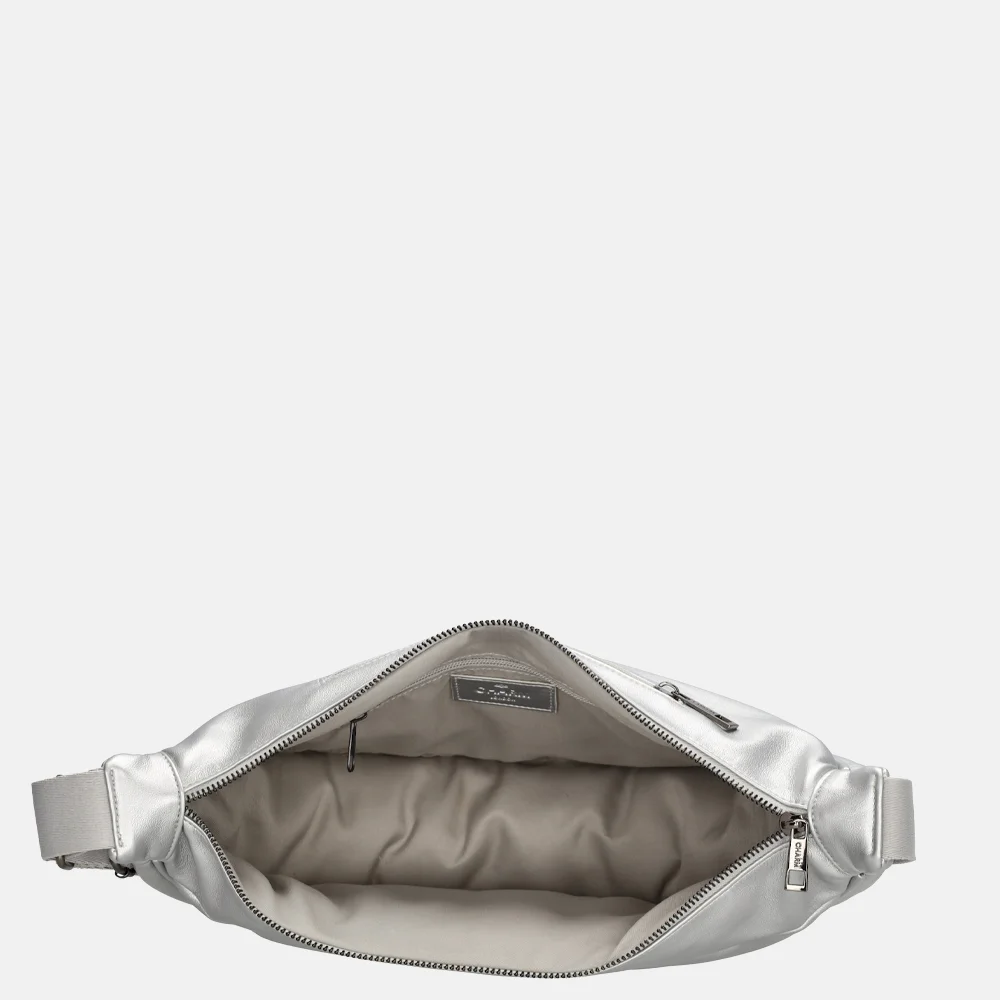 Charm London Lupin crossbody tas zilver bij Duifhuizen