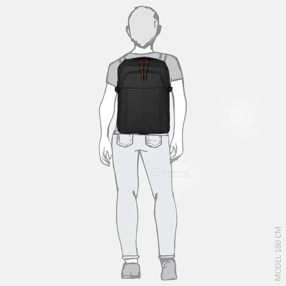 Travelite Briize trolley rugzak black bij Duifhuizen