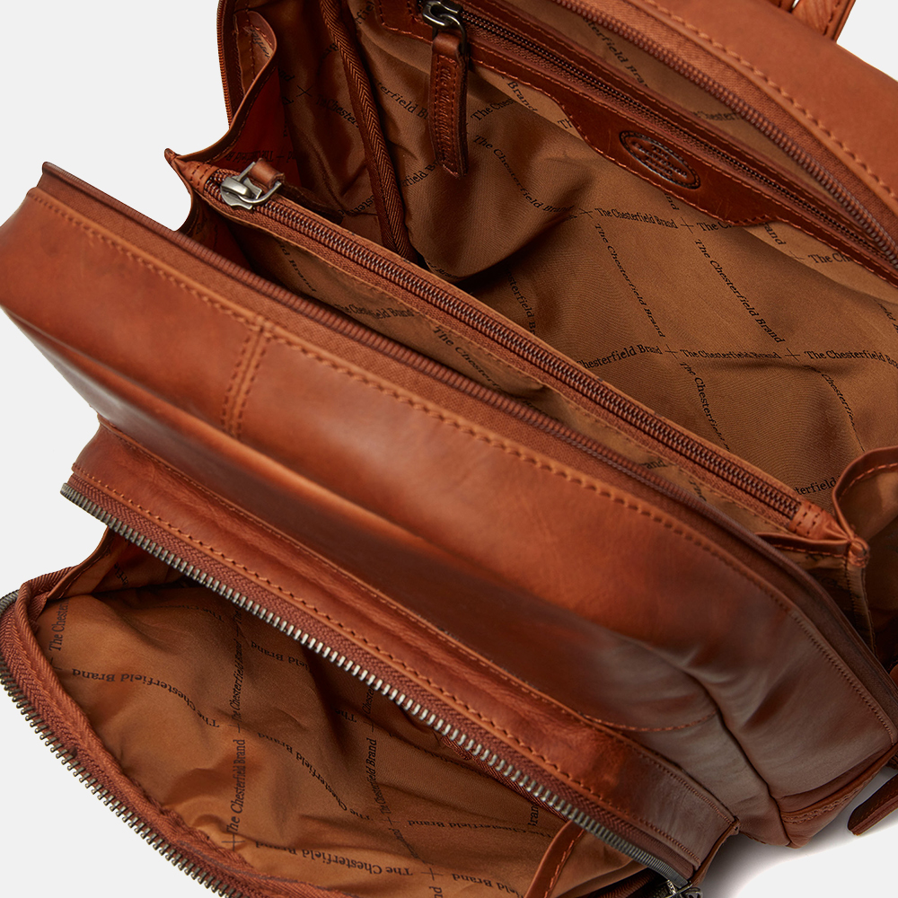 Chesterfield Santana rugzak cognac bij Duifhuizen