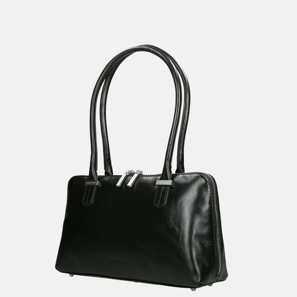 Claudio Ferrici Classico handtas M black bij Duifhuizen