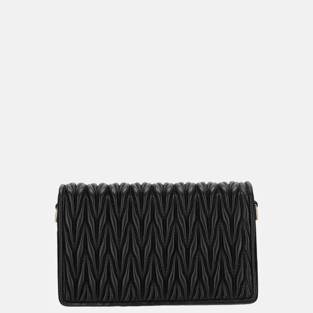 Daniele Donati Smocked crossbody tas black bij Duifhuizen