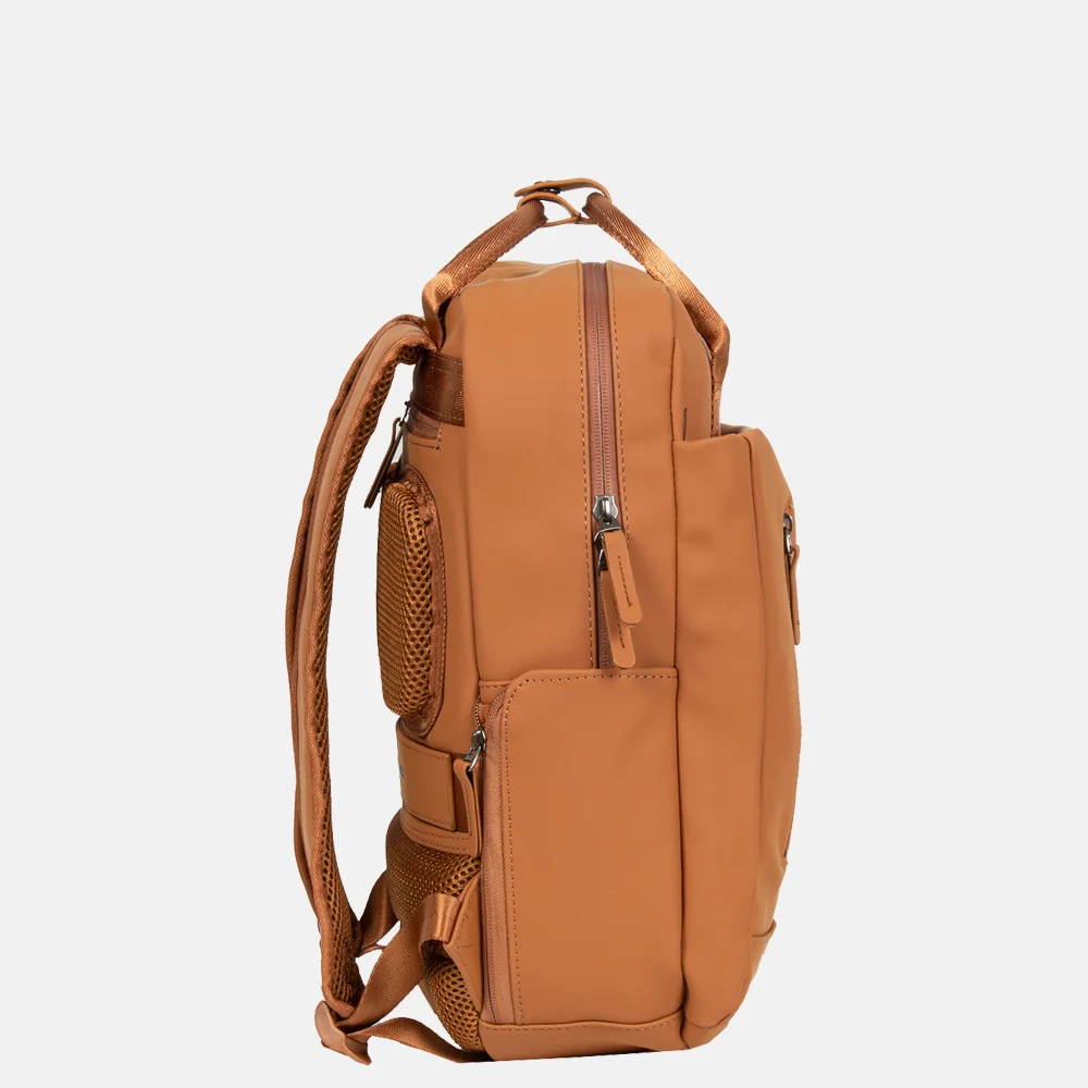 New Rebels Harper rugzak 13.3 inch cognac bij Duifhuizen